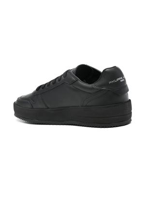 Nice Low-Top Sneakers in Leather, Black PHILIPPE MODEL | VNLUV004